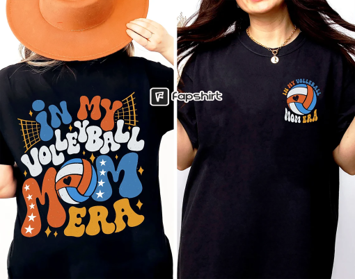 In My Volleyball Mom Era Shirt, Volleyball Mom Shirt, Mom Shirt, Volleyball Mom Game Day Shirt, Sports Mom Shirt, Volleyball Lover Mom