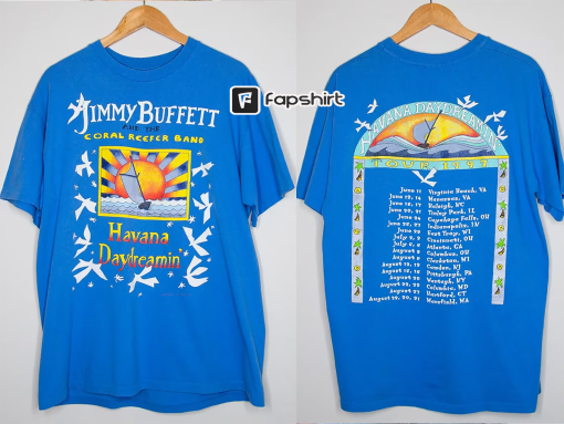 Comfort Color Jimmy Buffett Shirt, Rare Jimmy Buffett Tour 1997 Shirt, Vintage Jimmy Buffett Tee, 90s Bootleg Shirt, R.I.P Jimmy Buffet