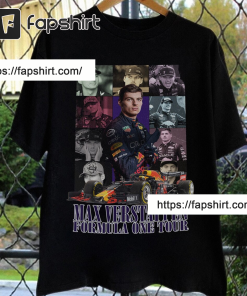 Max Verstappen Formula One Shirt, Vintage 90s…