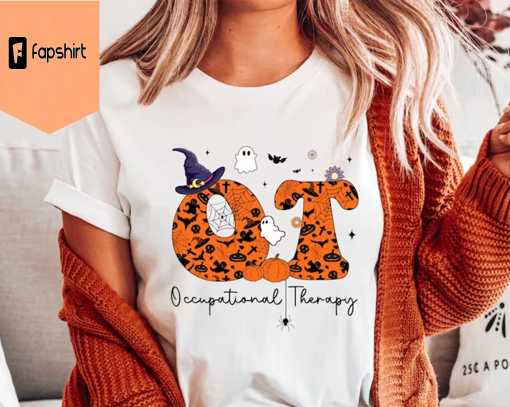 Occupational Therapist Halloween Shirt, Spooky OT Shirt, Occupational Therapist Shirt, OT Shirt, Special Education Shirt, Therapist Shirt