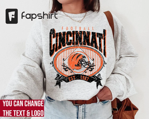 Cincinnati Football Sweatshirt , Cincinnati Football shirt , Vintage Style Cincinnati Football Sweatshirt , Cincinnati Fan Gift