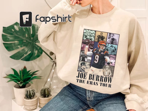 Joe Burrow The Eras Tour Shirt, Vintage Joe Burrow T-Shirt, America Football Sweatshirt, Football Fan Gifts, Joe Burrow Hoodie