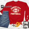 Kansas City Chiefs Retro Style Sweatshirt Crewneck | Vintage syle Chiefs fan gift