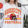 Kansas City Retro Vintage Football Sweatshirt, Kansas City Shirt, Kansas City Sweatshirt, Kansas City Crewneck Kansas City Football Shirt