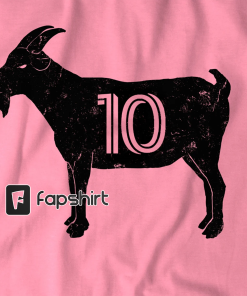 GOAT 10 – Vintage Pink T-shirt –…