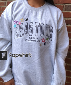 Custom Embroidered Sweatshirt Tay Swift Era Concert…