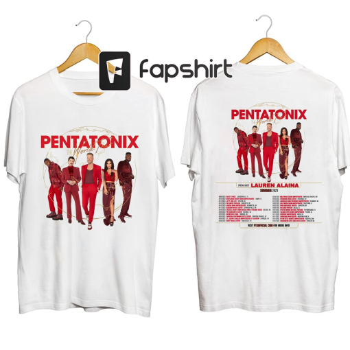 Pentatonix The World Tour Summer 2023 Shirt, Pentatonix Band Fan Shirt, Pentatonix 2023 Concert Shirt For Fan