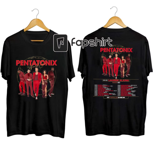 Pentatonix The World Tour Summer 2023 Shirt, Pentatonix Band Fan Shirt, Pentatonix 2023 Concert Shirt For Fan