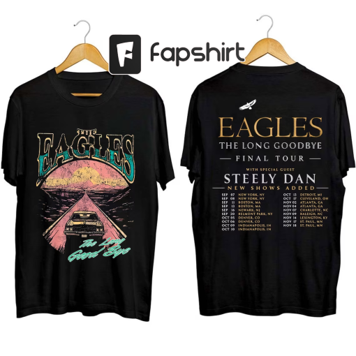 The Eagles The Long Goodbye Tour 2023 Shirt, The Eagles Band Fan Shirt, The Long Goodbye 2023 Concert Shirt, Eagles Finals Tour Shirt