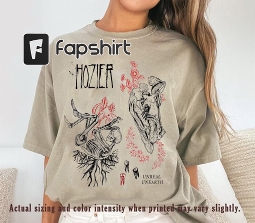 Vintage Hozier Unreal Unearth 2023 Shirt, Hozier Music Shirt, No Grave Can Hold My Body Down, Hozier In A Week Shirt, Hozier Unisex Gift