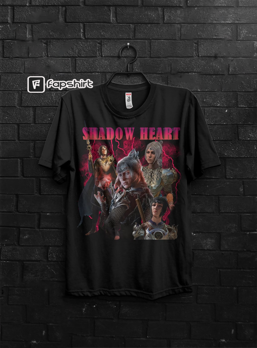 Shadowheart Baldur’s Gate 3 Fan Tshirt For Gamer,Laezel Appareal,BG3 Astarion Shirt For Karlach,Minthara And Boo TShirt Gift For Minsc Geek