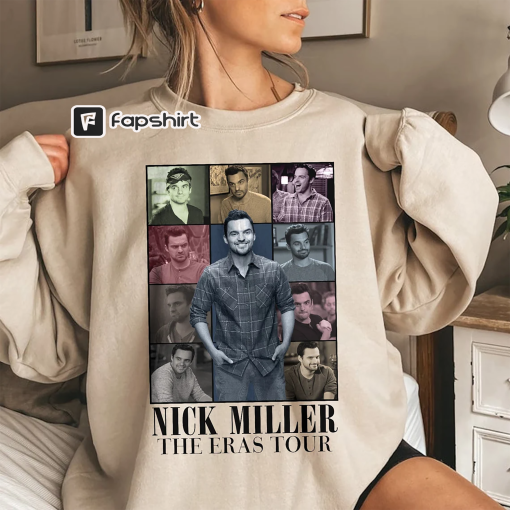 Nick Miller The Eras Tour Shirt, Nick Miller Shirt, Nick Miller Sweatshirt, Nick Miller Hoodie, New Girl Movie Shirt, Nick Miller Fan