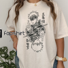 Anime T-Shirt, Washed, Vintage and retro style, Jujutsu season 2 merchandise, Gift for him, Gift for her, Anime Acid Wash 2023 Tshirt