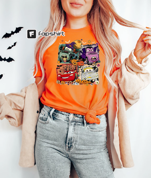 Halloween Disney Cars Shirt, Halloween Disney Trip Kids Shirt, Spooky Disney Shirt, Halloween Gifts, Disney Cars, Disneyland Halloween Shirt