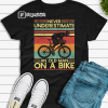 Minimalistic Bicycle Unisex Tshirt | Cotton Shirts, Boys, DTG Printed Shirt, Gifts