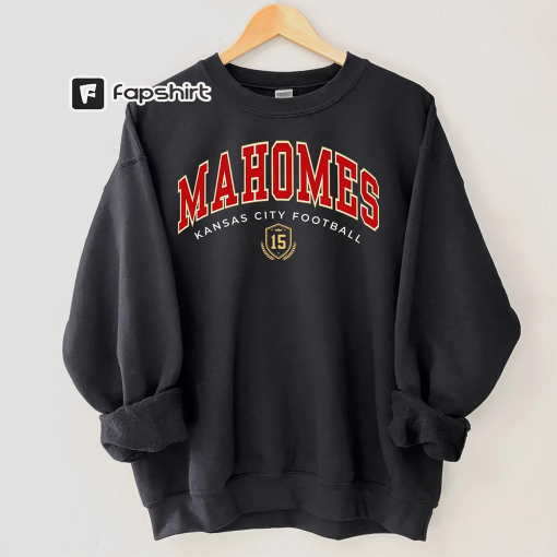 Patrick Mahomes Unisex Football Crewneck, Patrick Mahomes Sweatshirt, Football Fan Tee, Gift for Girlfriend or Wife, Kansas City