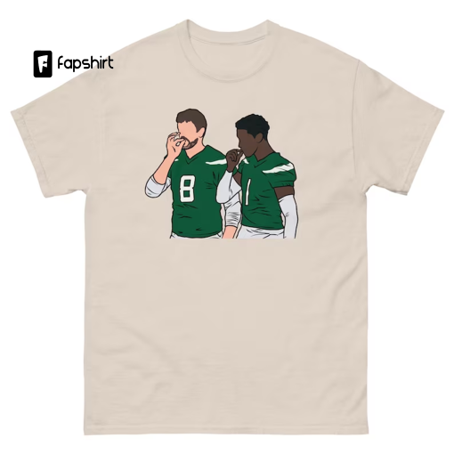 Aaron Rodgers and Sauce Gardner Handshake Funny T-Shirt