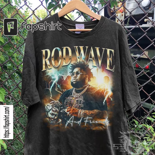 Rod Wave Rap Shirt, Rod Wave And Friends 2023 Vintage 90s Y2K Graphic Sweatshirt, Rapper Bootleg Gift For Fan Unisex Hoodie Rap