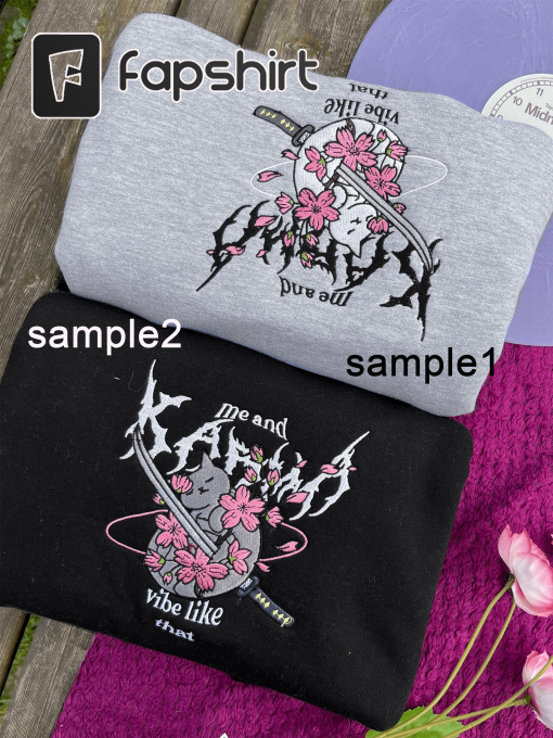 Karma Is A Cat Shirt, Midnights Taylor T-shirt, Karma Is A Cat Sweatshirt, Meet Me At Midnight Hoodie embroidered crewneck