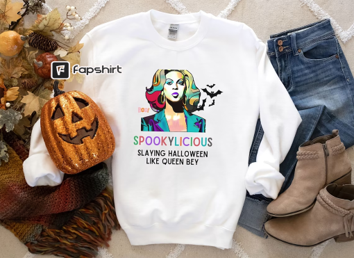 Beyonce Halloween Sweater, Spookylicious, Beyonce shirt, Halloween shirt, Halloween Queen Bey, Queen Bey shirt, Spooky season, Beyonce tour