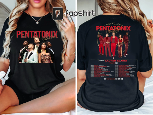 Pentatonix Tour 2023 Shirt, Pentatonix Concert T-Shirt, Pentatonix Band Fan Shirt, World Tour Sweatshirt, Pentatonix Band Hoodie, Gift Shirt