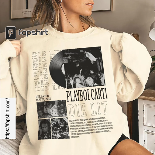 Playboi Carti Music Rap Shirt, Die Lit Album Tee, Antagonist Tour 90s Vintage Shirt, Playboi Carti Fan Merch 1208P