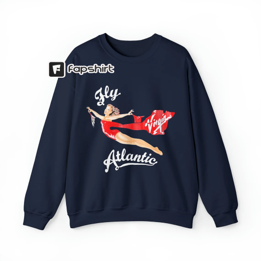 Princess Diana Fly Atlantic Navy Sweatshirt, Princess Diana, Princess Diana Sweatshirt, Princess Diana Fly Atlantic, Princess Di Gift