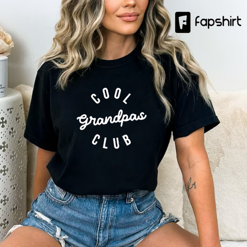 Cool Grandpas Club Shirt, Father’s Day Shirt, Best Grandpa Shirt, Cool Grandpa Shirt, Gramps Shirt, Gift from Grandkids, Grandfather Shirt