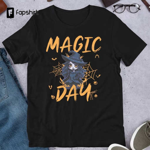 Good Witch Magic Day SCHOOL Halloween For teacher Funny Day Unisex t-shirt