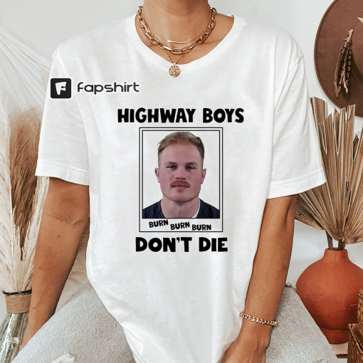 Zach Bryan Mugshot Graphic Pullover Sweatshirt, Burn Burn Burn, Highway Boys Don’t Die Shirt, Country Shirt, Arrest