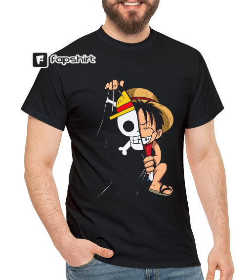 One Piece T-shirt, Anime Shirt, Anime Lover Shirt, Monkey D. Luffy Shirt, Luffy Gear 5 Shirt,Manga Tee,Japanese Anime Shirt,Luffy Ace shirt