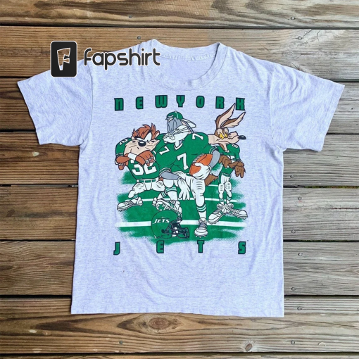 Vintage New York Football Looney Tunes Shirt, Jets Shirt, Football Champions 2023-24 Shirt, Unisex T-shirt Sweater Hoodie