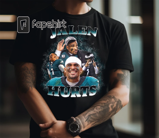 Jalen Hurts Shirt | Philadelphia Eagles | Football shirt | Classic 90s Graphic Tee | Unisex | Vintage | Retro |