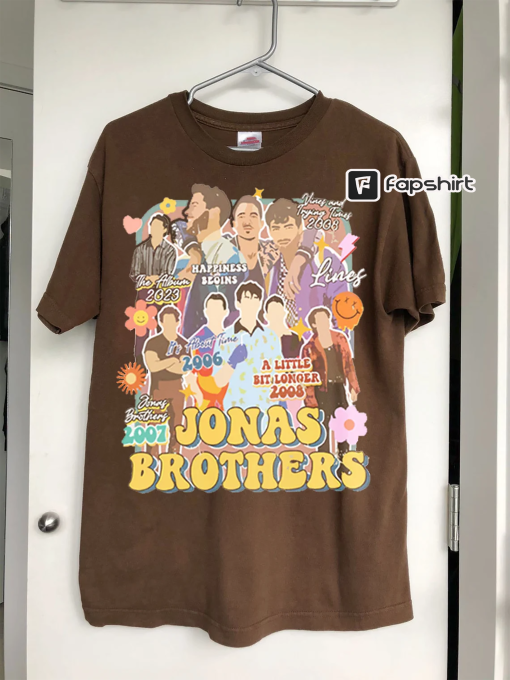 Brothers Band Vintage Tee, Jonas Brothers Tour Shirt, Concert 2023 Retro Unisex Gift, Jonas Retro 90’s Sweater, Jonas Brothers Graphic Tee