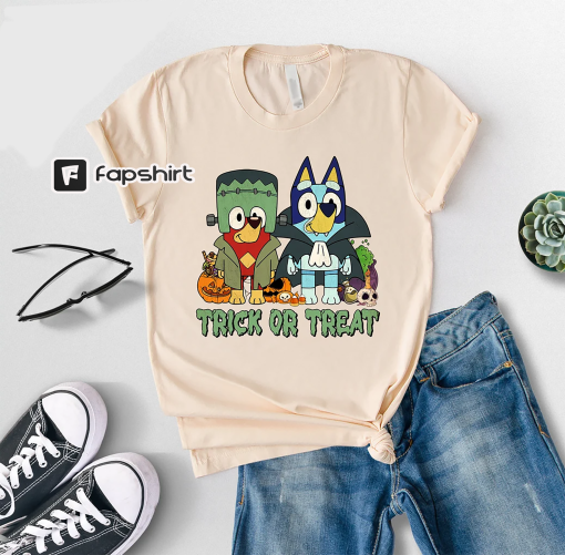 Halloween Shirt Bluey Halloween Shirt Bluey Shirt Kids Happy Halloween Shirt Halloween Gift A1425