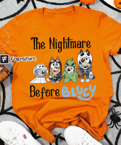 Nightmare Blue Dog Family Shirt, Blue Dog…