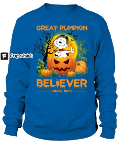 Halloween Snoopy Great Pumpkin Believer Since 1966…