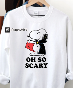 Oh So Scary Snoopy Sweatshirt, Halloween Kids…