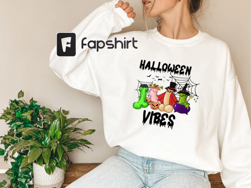 Halloween Vibes Sweatshirt, Adult Humor Halloween Sweatshirt, Sarcastic Halloween T-shirt, Funny Halloween Shirt, Spooky Sweatshirt, 23