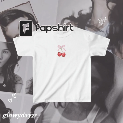 Gracie Abrams Harry Styles Boxy Tee – Cherry Bow Tee – Boxy Fit & Adult – Cute Tees- Swifties – Eras Tour – Harry-Coded, Gracie-Coded