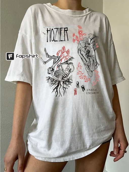 Vintage Hozier Unreal Unearth 2023 Shirt, Hozier Music Shirt, No Grave Can Hold My Body Down, Hozier In A Week Shirt, Hozier Unisex Gift