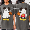 Disney Stitch and Angel Mummy Halloween Costume Shirt, Lilo and Stitch Halloween Shirt, Disneyland Halloween Family Matching Shirt