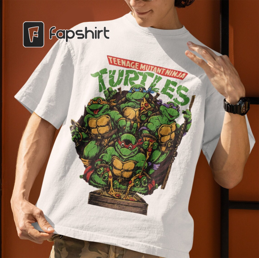 Vintage Ninja Turtles tee | Teenage Mutant Ninja Turtles: Mutant Mayhem shirt | TMNT | Pizza | Leonardo | Unisex 100% Cotton tee | Retro