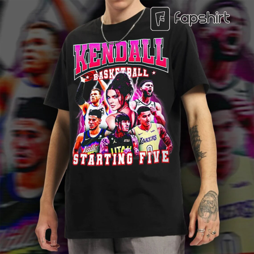 Vintage Kendall Starting Five Shirt, Kendall Starting Five Oversized Tshirt, Loahaddian Kendall Jenner Team Shirt, Sweatshirt, Hoodie