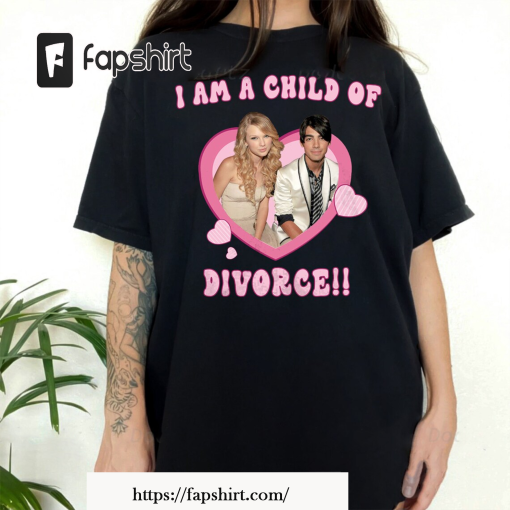 I am a Child of Divorce Vintage Shirt, I am a Child of Divorce Graphic Shirt, Jonas Brother Shirt, Taylor And Joe Music Comfort Colors Tee