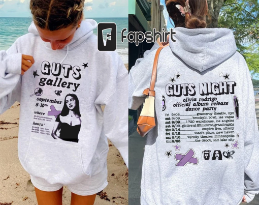 GUTS album Olivia Tour Shirt, Olivia Rodrigo Shirt, Good 4 U Shirt, Sour Album Shirt, Vintage Olivia Rodrigo Shirt, Olivia Merch