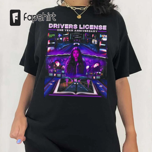 Drivers License t-shirt, Vampire 90s Retro Graphic T-Shirt – Olivia Rodrigo Classic Retro Sweatshirt