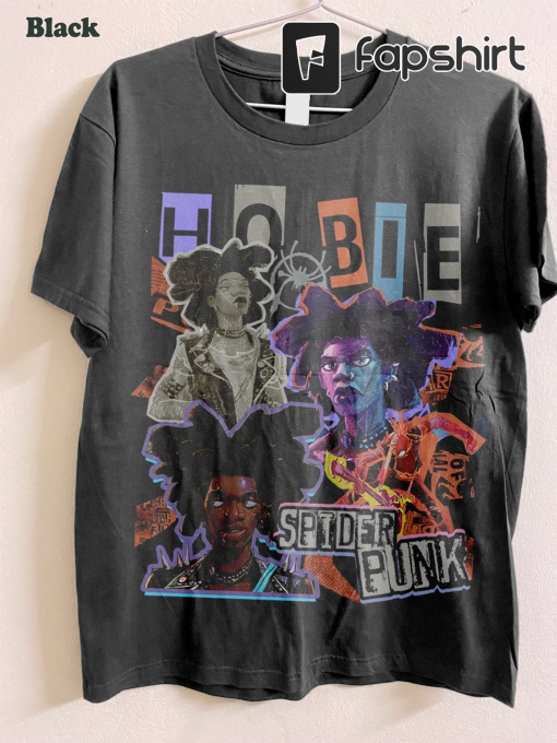 Hobie Brown Spider-Punk T-Shirt Spiderman Across The Spider Sweatshirt Gift For Women and Man Unisex Hoodie