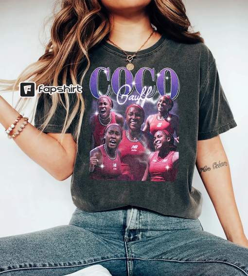 Coco Gauff Vintage Bootleg 90’S Shirt, Call Me Coco Champion T-shirt, Coco Gauff Us Open 2023 Champion Tee Birthday Gift