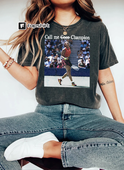 Coco Gauff Us Open 2023 Champion T-shirt, Call Me Coco Shirt, Coco Gauff Vintage, Wimbledon, Call Me Coco Champion Tee Tennis Gift